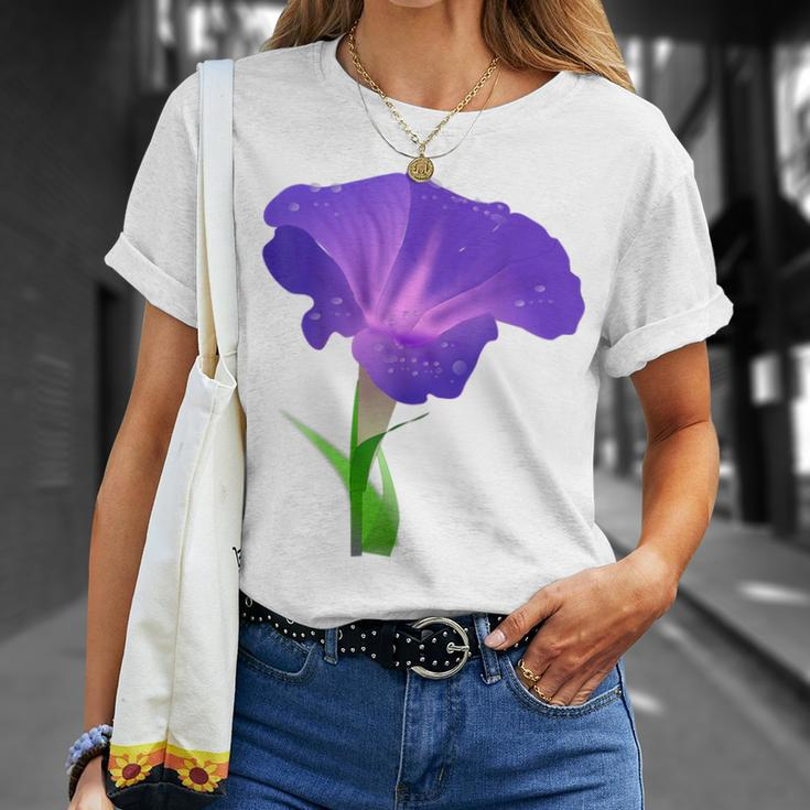 Morning Glory Flower Gardener T-Shirt Gifts for Her