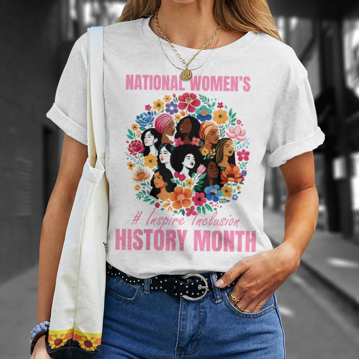 National Women's Day 2024 Inspire Inclusion History Month T-Shirt Gifts for Her