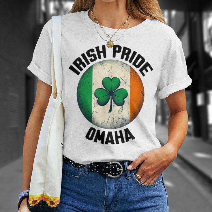 Omaha Irish Pride St Patrick's Day T-Shirt Gifts for Her