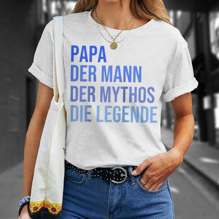 Papa Der Mann Der Mythos Die Legende Raglan T-Shirt Geschenke für Sie