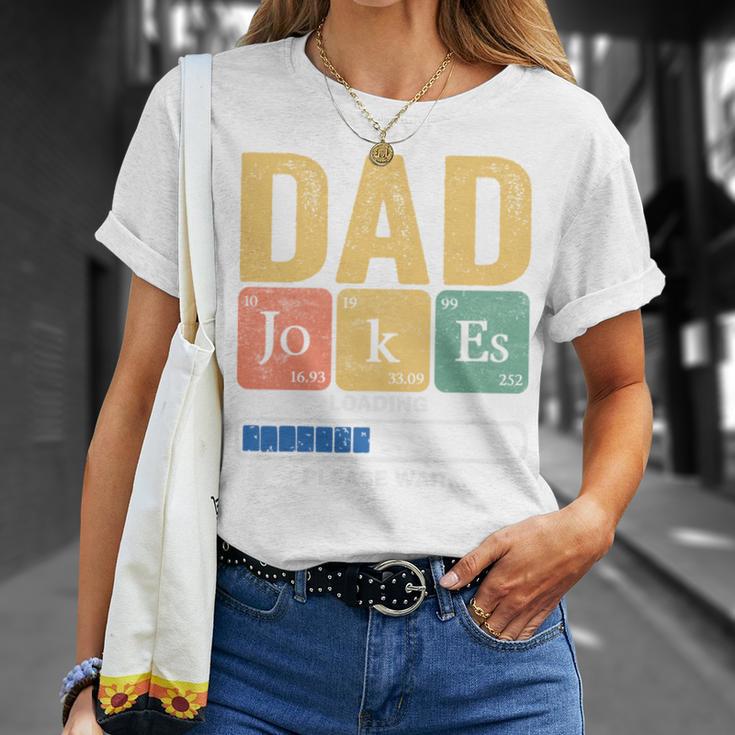 Papa- Papa Witze Loading Regelmäßigatertag T-Shirt Geschenke für Sie