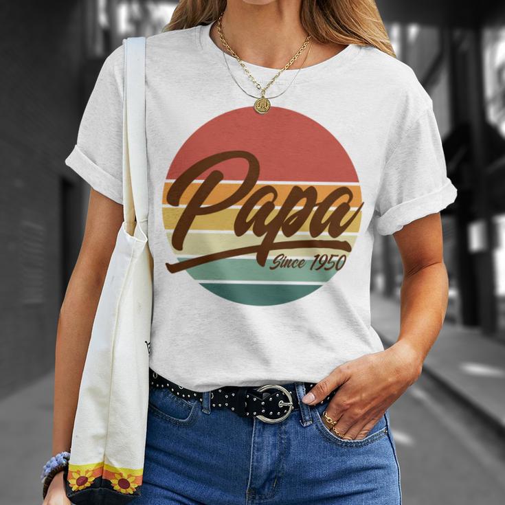 Papa Seit 1951 70 Geburtstag 70 Jahre Alt Papa T-Shirt Geschenke für Sie