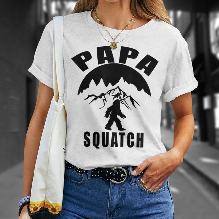 Papa Squatch Sasquatch Lustiges Kostüm T-Shirt Geschenke für Sie