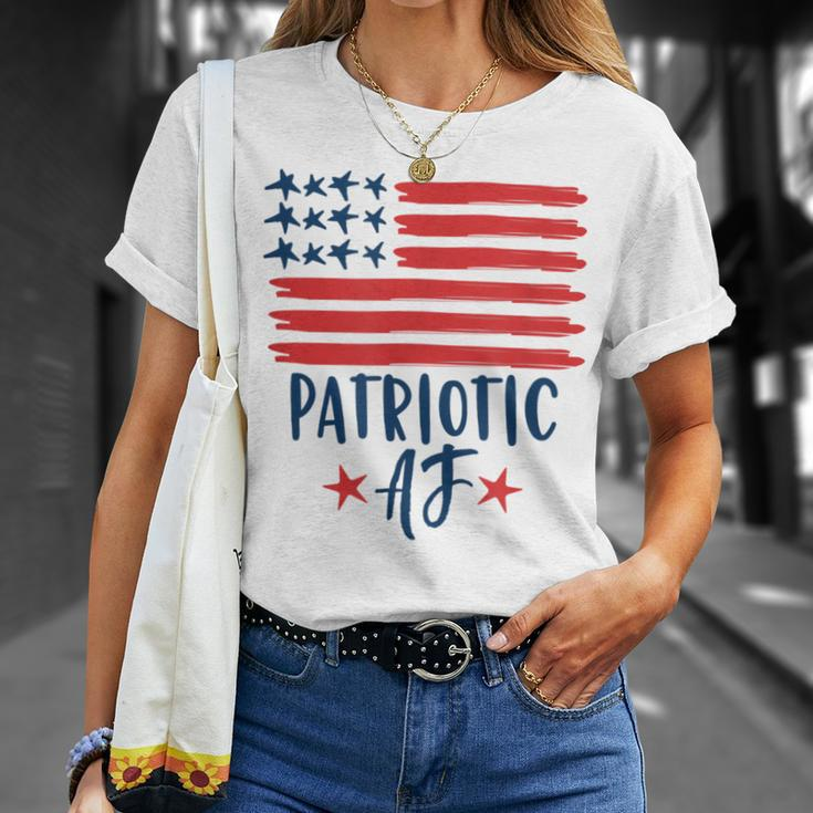 Patriotic Af American Flag 4Th Of July Men T-Shirt Gifts for Her