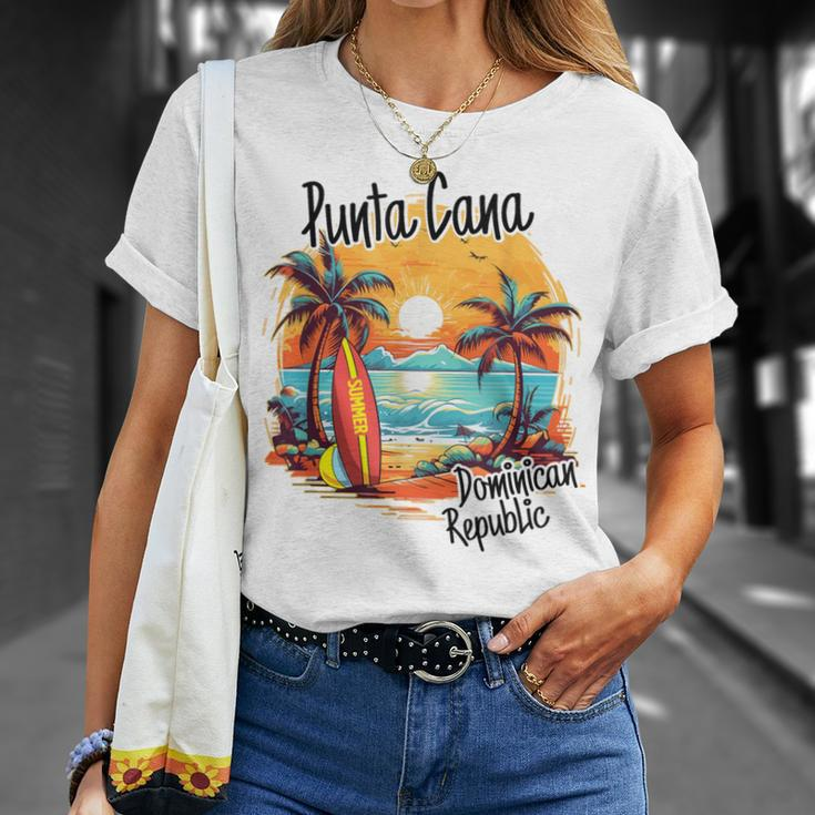 Punta Cana Dominican Republic Vacation Beach Family Trip T-Shirt Gifts for Her
