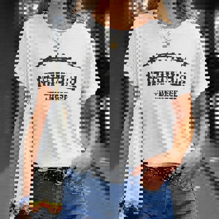 Retro Nashville Tennessee Camiseta unisex Regalos para ella