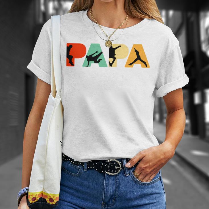 Retro Parkour Papa Lustigerintage Papa Parkour T-Shirt Geschenke für Sie