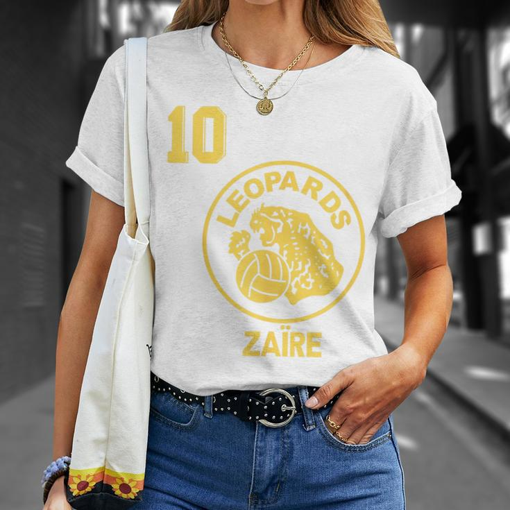 Retro Zaire Soccer Jersey 1974 Football Africa 10 T-Shirt Gifts for Her