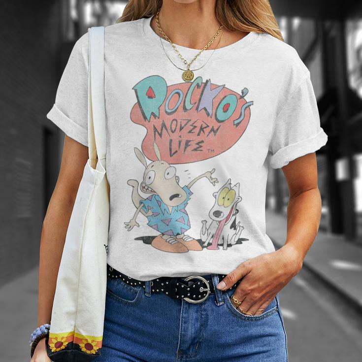 Rockos Modern Life Rocko And Spunky T-Shirt Gifts for Her