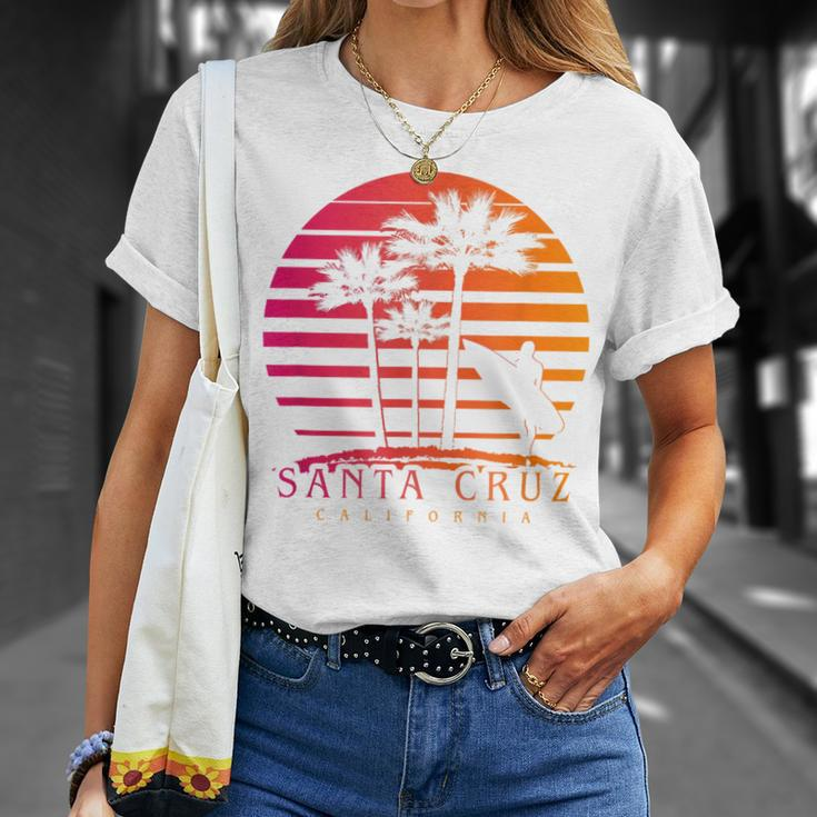 Santa Cruz California Souvenir Vintage Retro T-Shirt Geschenke für Sie