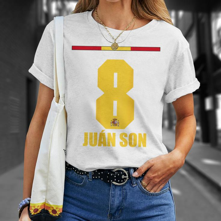 Spain Sauf Jersey Juan Son Saufnamen T-Shirt Geschenke für Sie