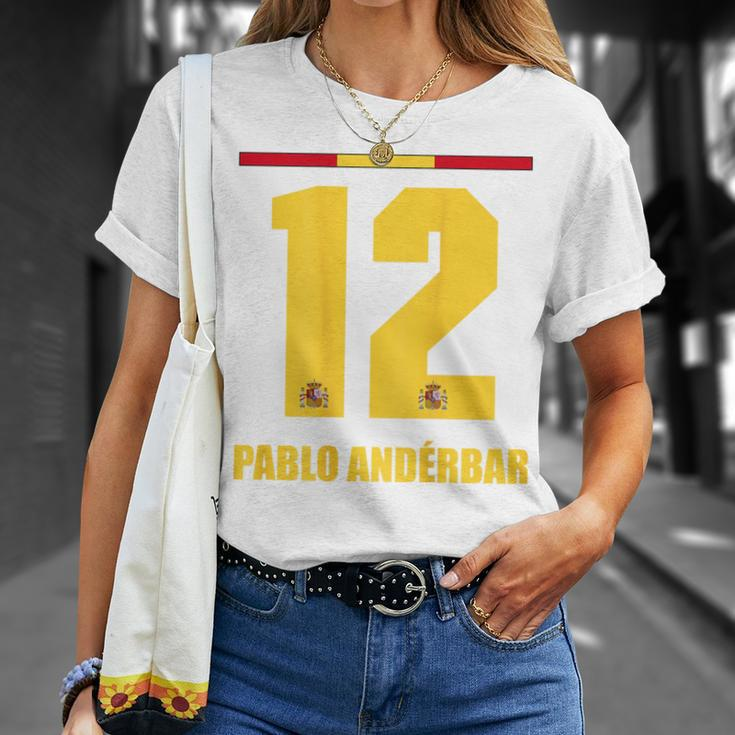 Spain Sauf Jersey Pablo Anderbar T-Shirt Geschenke für Sie