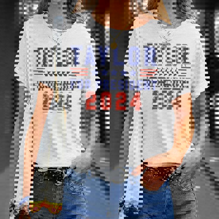 Taylor For President 2024 Taylor First Name T-Shirt Gifts for Her