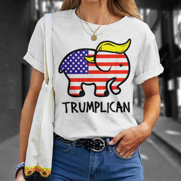 Trumplican Elephant Trump RepublicanUltra Maga 2024 T-Shirt Gifts for Her