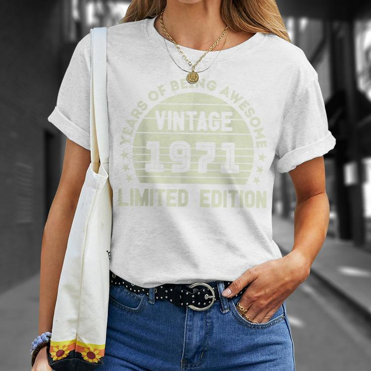 Vintage 1971For Retro 1971 Birthday T-Shirt Gifts for Her