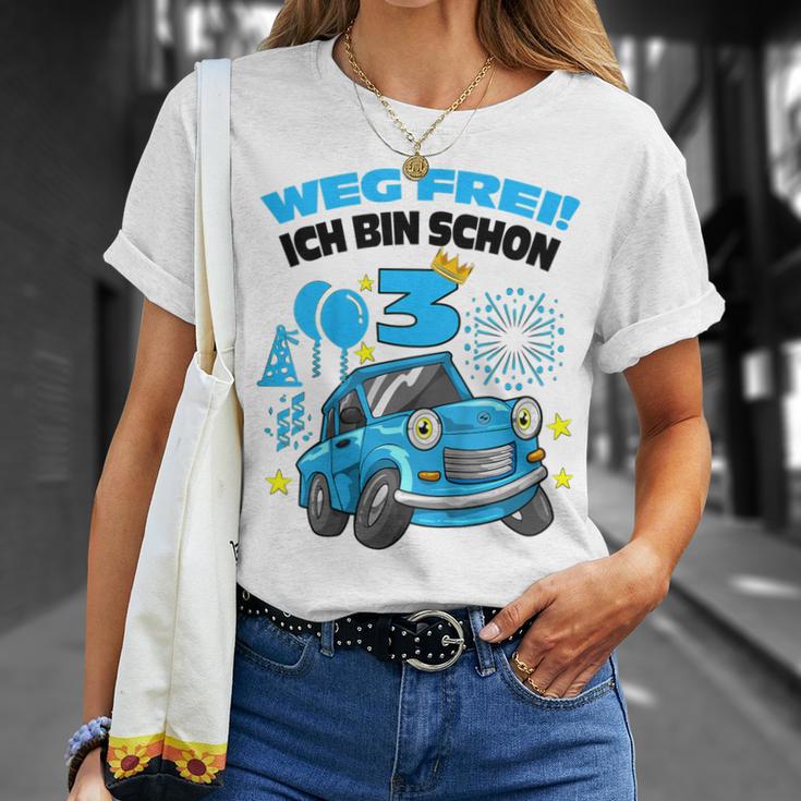 Weg Frei Ich Bin 3 Trabant 601 T-Shirt, Geburtstag Junge Geschenke für Sie