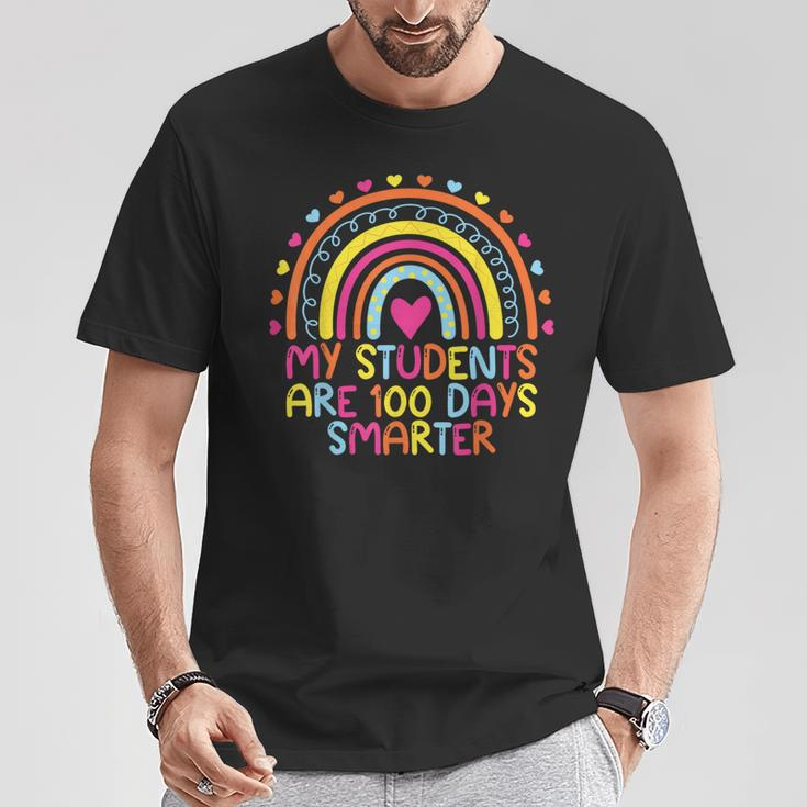 100Th Day Of School My Students Are 100 Days Smarter Teacher T-Shirt Personalized Gifts
