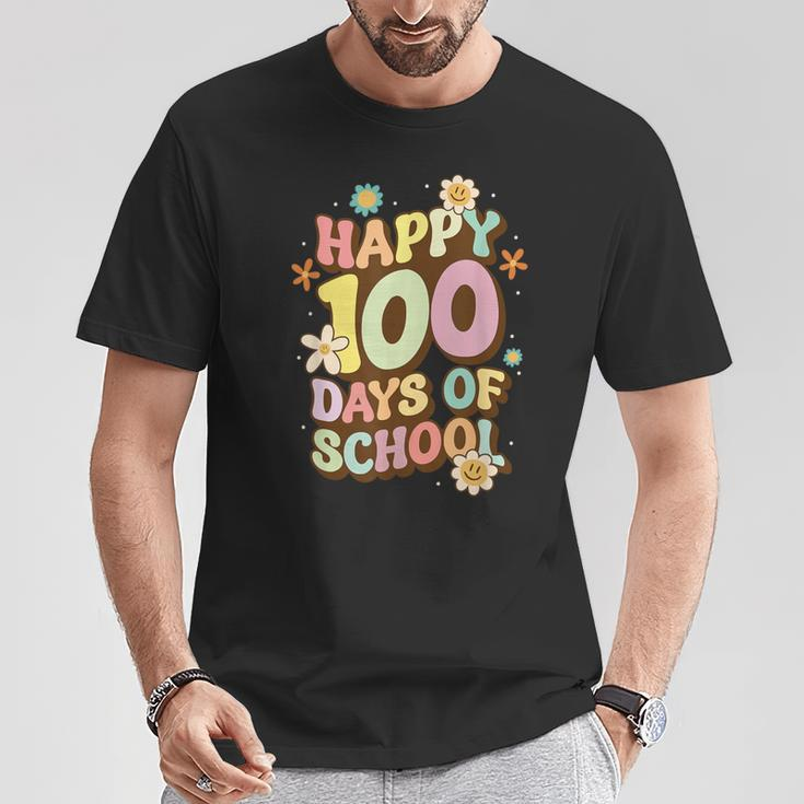 100Th Days Of School Happy 100 Days Of School T-Shirt Funny Gifts