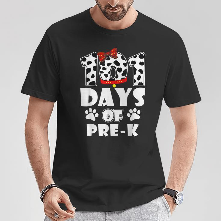 101 Days School Pre K Dog 100 Days Smarter Students Teachers T-Shirt Unique Gifts