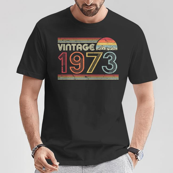 1973 VintageBirthday Retro Style T-Shirt Unique Gifts