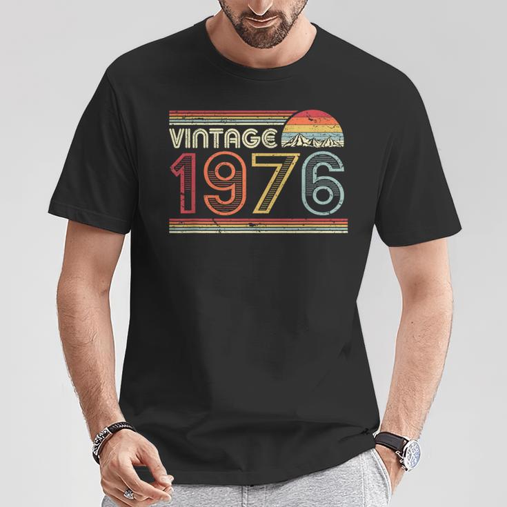 1976 VintageBirthday Retro Style T-Shirt Unique Gifts