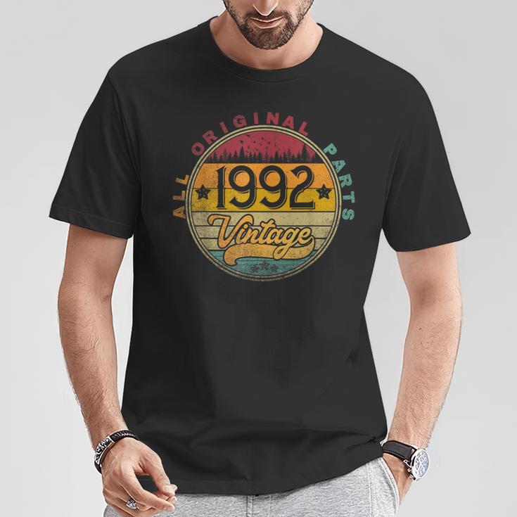 1992 30Th Birthday 30 Years Old Vintage Retro Original T-Shirt Unique Gifts