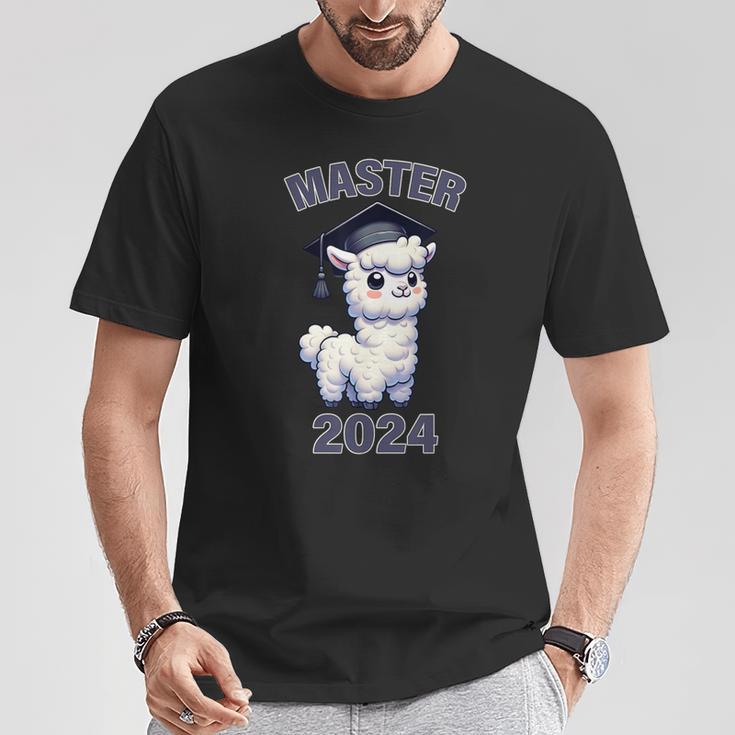 2024 Master Abschluss Studium Für Absolvent Masterabschluss T-Shirt Lustige Geschenke