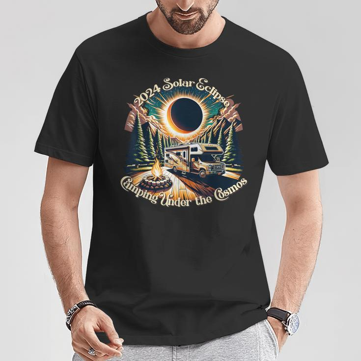 2024 Total Solar Eclipse Rv Camping Motorhome Travel April 8 T-Shirt Unique Gifts