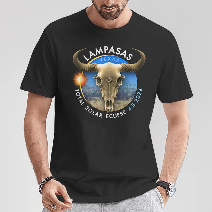 2024 Total Solar Eclipse Totality Lampasas Texas 29 T-Shirt Unique Gifts