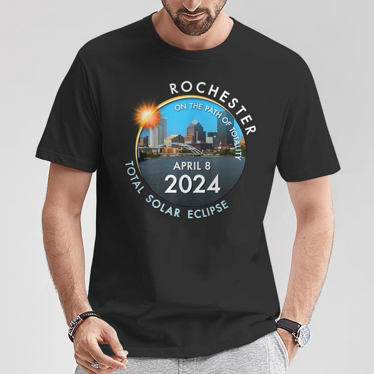 2024 Total Solar Eclipse Totality Rochester New York 26 T-Shirt Unique Gifts