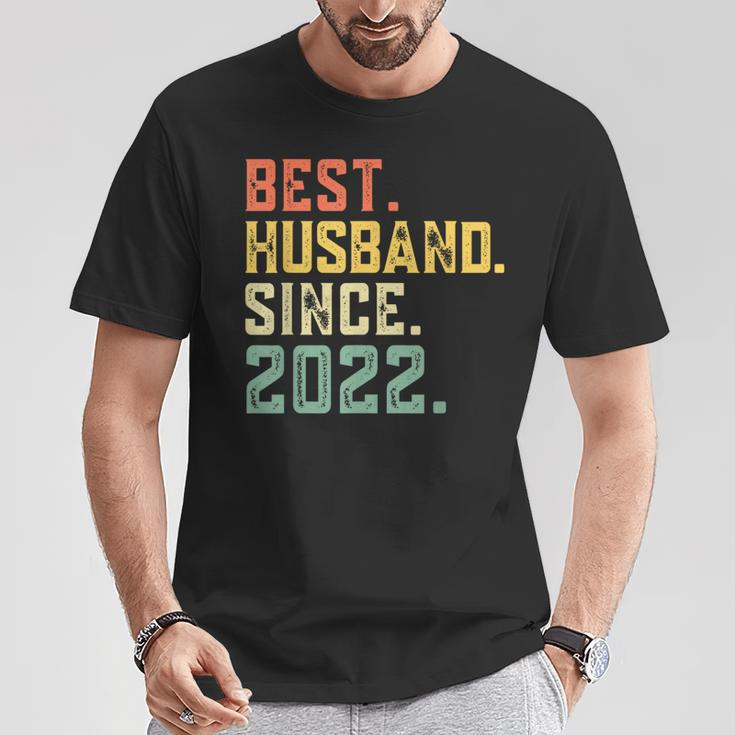 2Nd Wedding Anniversary Best Husband Since 2022 2 Years T-Shirt Unique Gifts