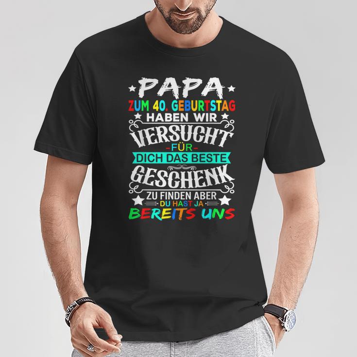 40 Geburtstag Männer Papa 40Erater 40 Jahre Mann T-Shirt Lustige Geschenke