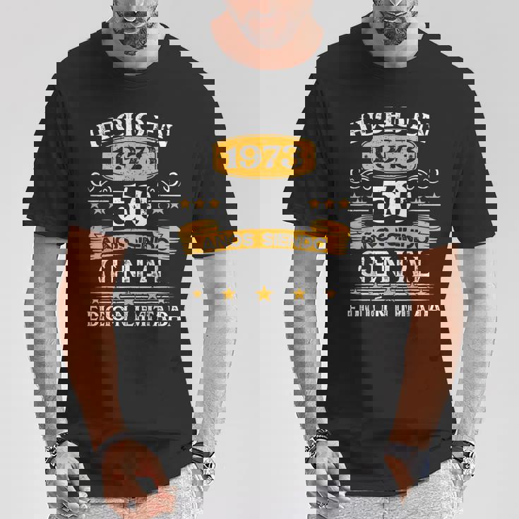 50 Años Cumpleaños Regalo Hombre Hecho En 1973 Hecho En 1973 Camiseta unisex Regalos divertidos