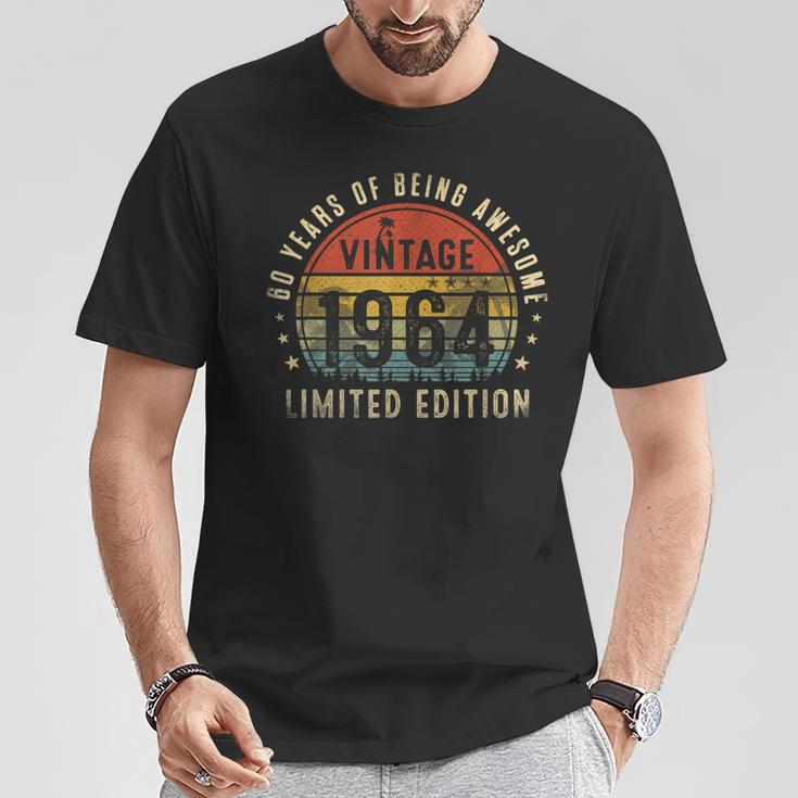 60Th Birthday Year Old Vintage 1964 Limited Edition T-Shirt Unique Gifts