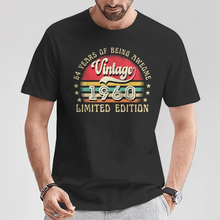 64 Year Old Vintage 1960 Limited Edition 64Th Birthday T-Shirt Unique Gifts