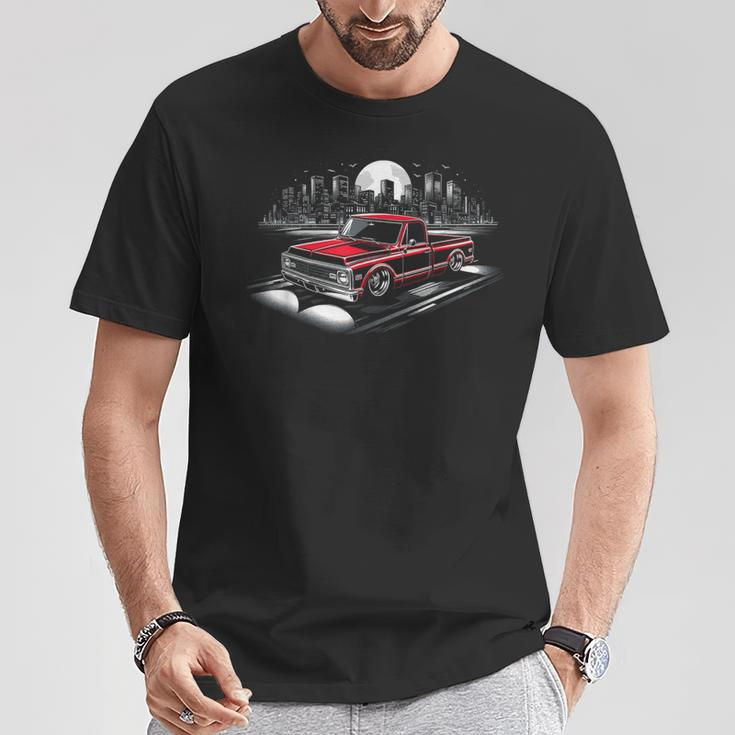 67-72 Classic C10 Pickup Truck Slammed Lowered Airride T-Shirt Personalized Gifts