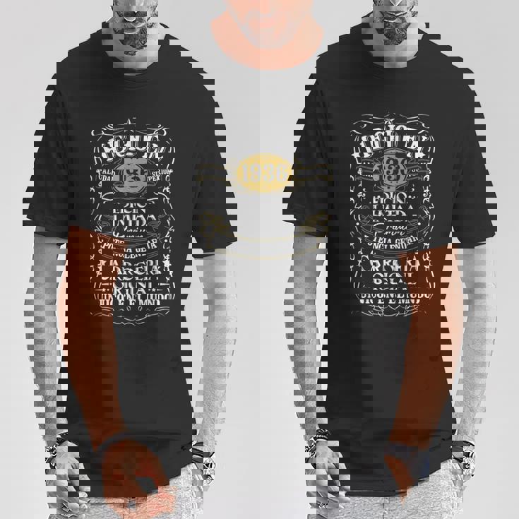 88 Cumpleaños 88 Años Hombre Hecho En 1936 Vintage Regalo Camiseta unisex Regalos divertidos