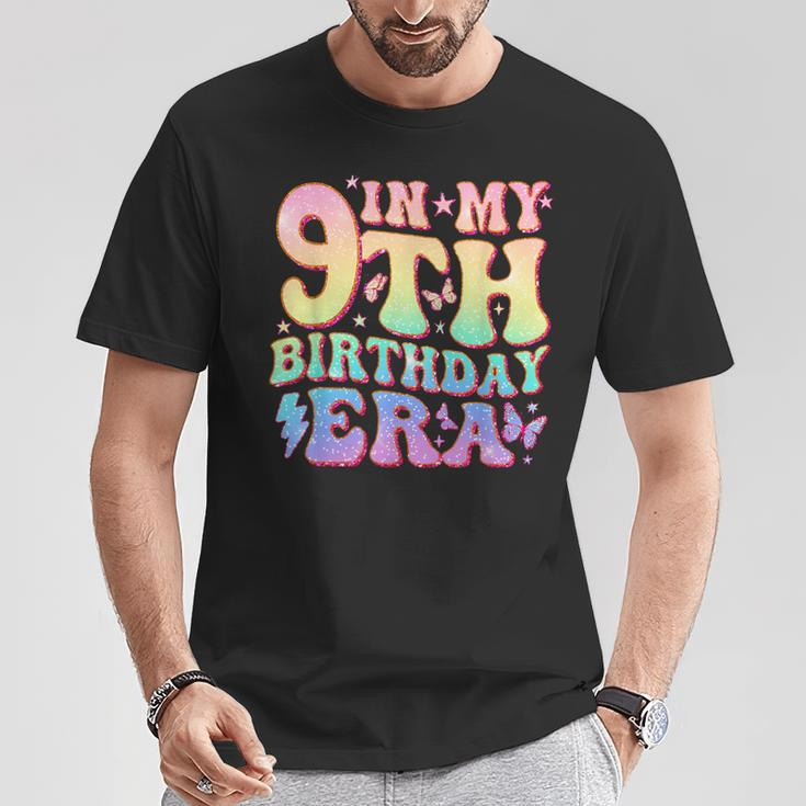 In My 9Th Birthday Era Nine Bday 9 Year Old Birthday Girl T-Shirt Funny Gifts