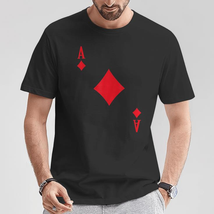 Ace Of Hearts I 21 Casino Blackjack I Card Poker T-Shirt Unique Gifts