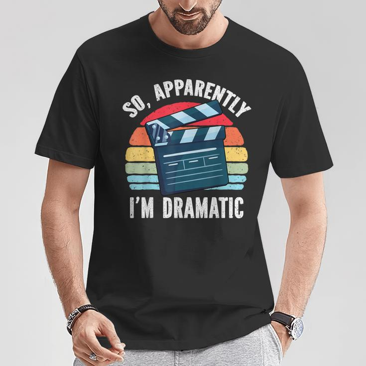 Acting Student Broadway Drama Student Dramatic Theater T-Shirt Unique Gifts