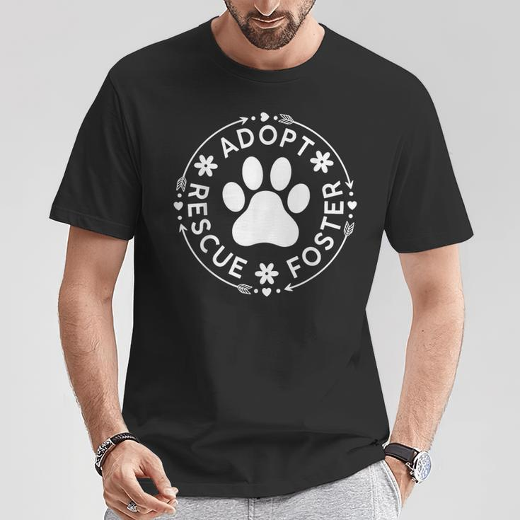 Adopt Rescue Foster Dog Lover Pet Adoption Foster To Adopt T-Shirt Personalized Gifts