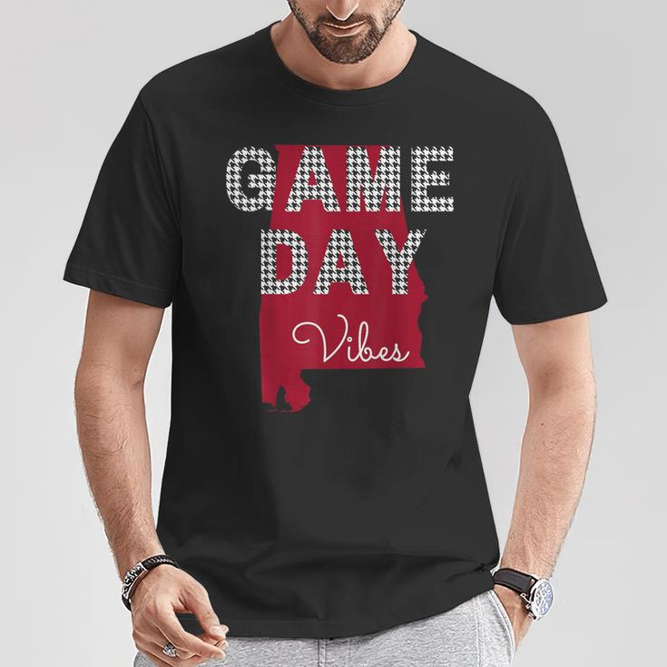 Alabama Football Tailgate Game Day Vibes Fall T-Shirt Unique Gifts