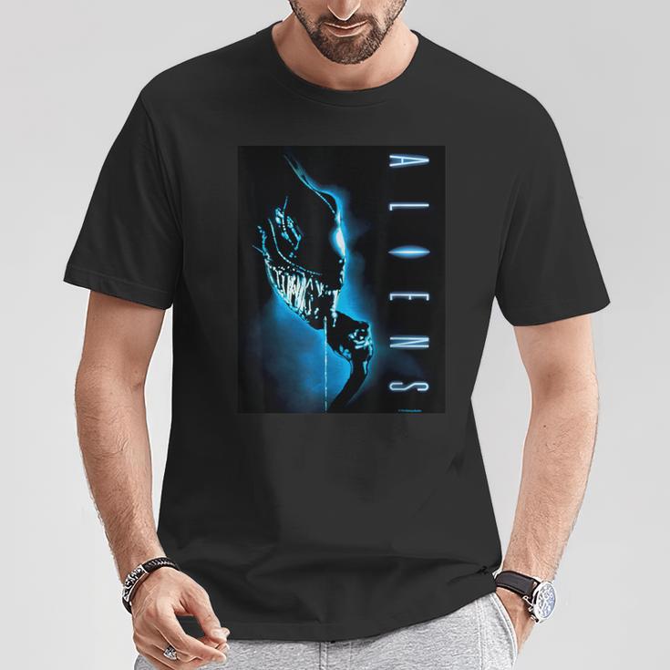 Aliens Xenomorph Retro Movie Poster T-Shirt Lustige Geschenke