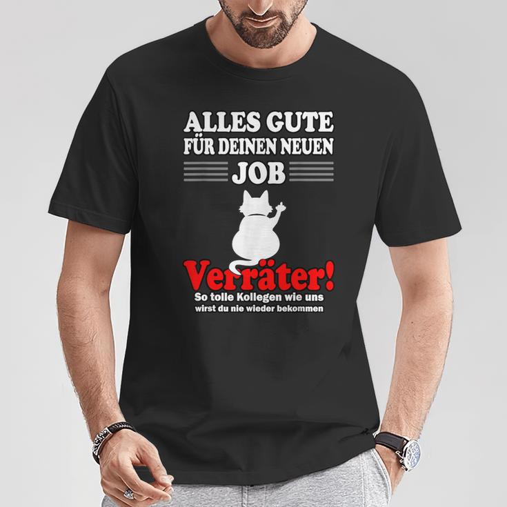 Alles Gute Für Dein Neue Job S T-Shirt Lustige Geschenke