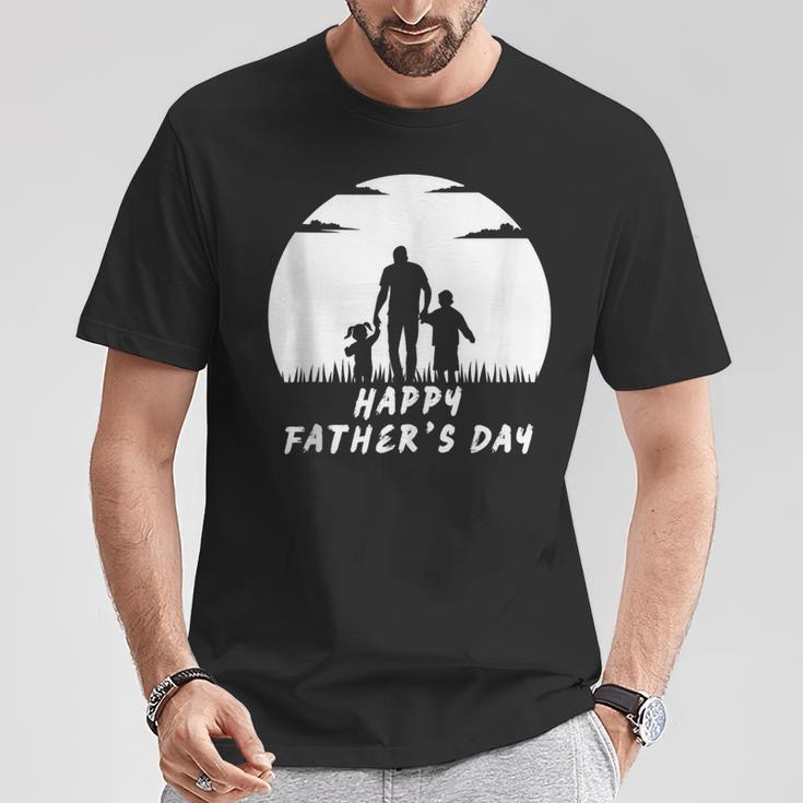 Alles Gute Zumatertag Für Papa Und Kinder Outdoor- T-Shirt Lustige Geschenke