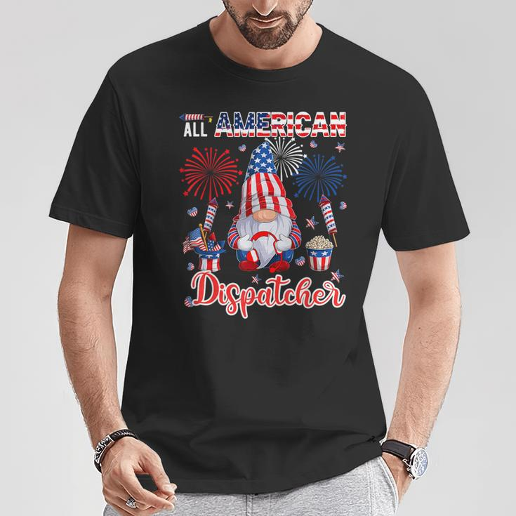 All American Costume Dispatcher 4Th Of July Job Team T-Shirt Unique Gifts