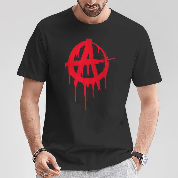 Anarchy Anarchy Symbol Sign Punk Rock T-Shirt Lustige Geschenke