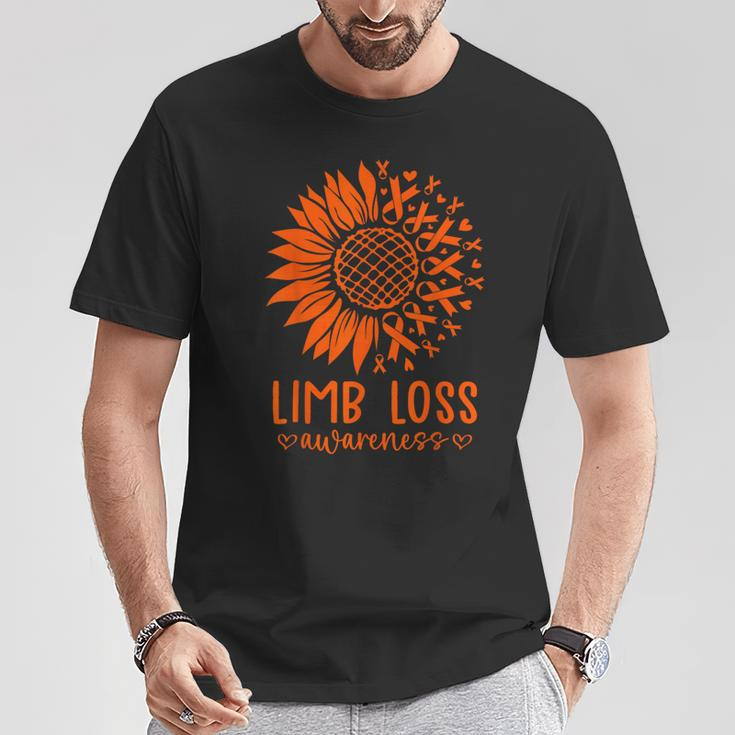 In April We Wear Orange Limb Loss Awareness Ampu Support T-Shirt Funny Gifts