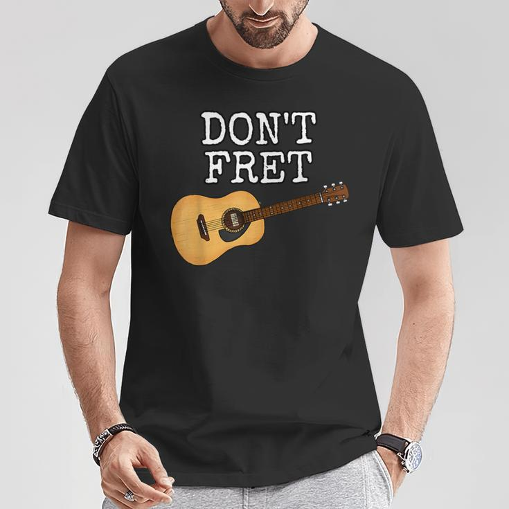 Ärgern Sie Sich Nicht Akustikgitarren-Gitarrist-Musiker T-Shirt Lustige Geschenke