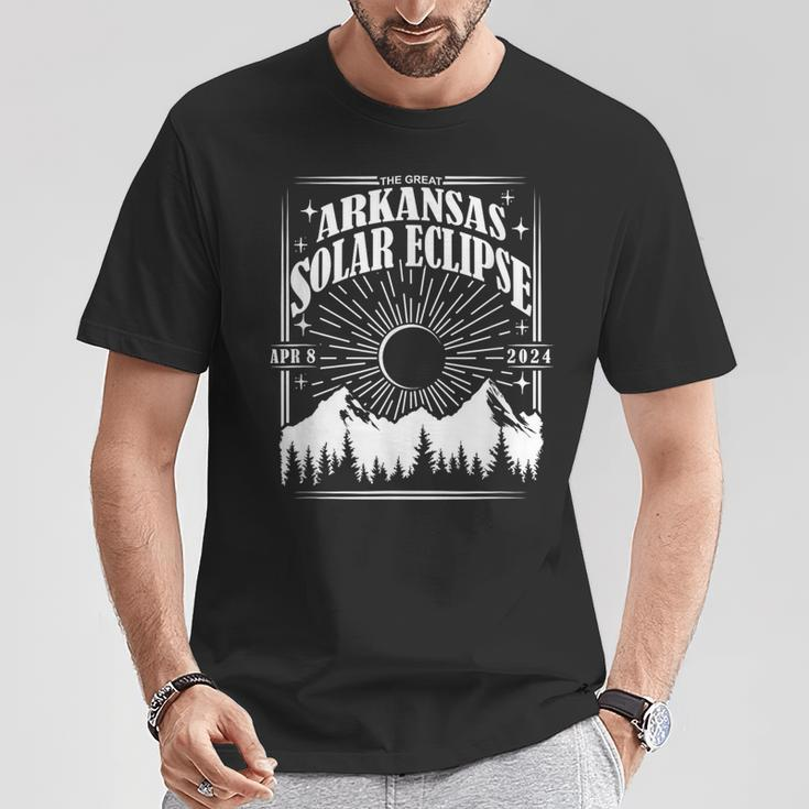 Arkansas Total Solar Eclipse 2024 Astrology Event T-Shirt Unique Gifts